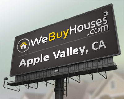 We Buy Houses Apple Valley CA