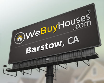 We Buy Houses Barstow CA