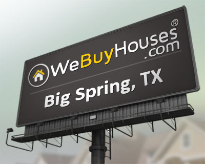 We Buy Houses Big Spring TX