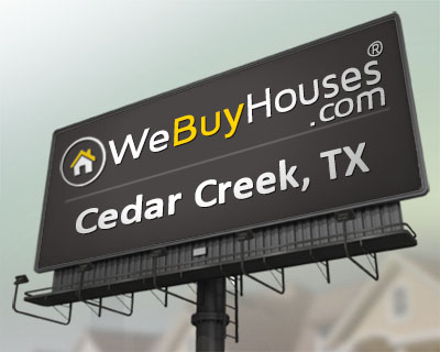 We Buy Houses Cedar Creek TX